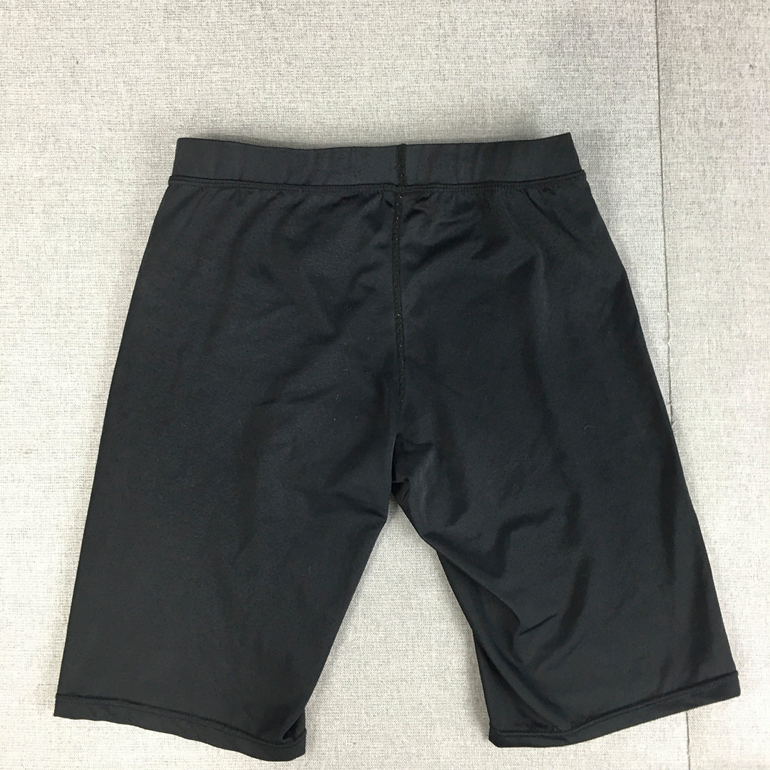 Ocean & Earth Mens Rash Shorts Size L Black Surf Swim