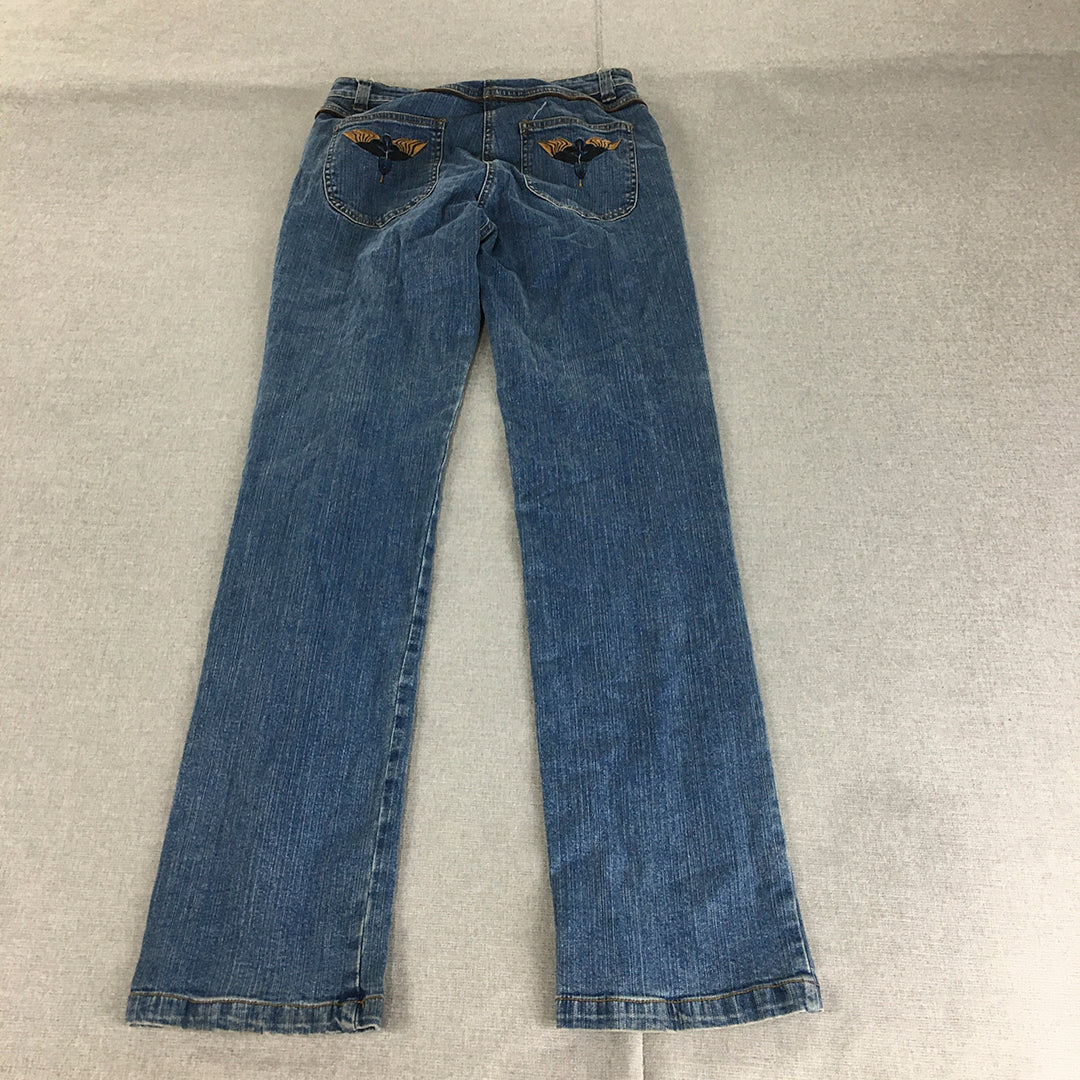 Cooper Jeans Company Womens Size 10 (W27 x L32) Blue Straight Leg Denim