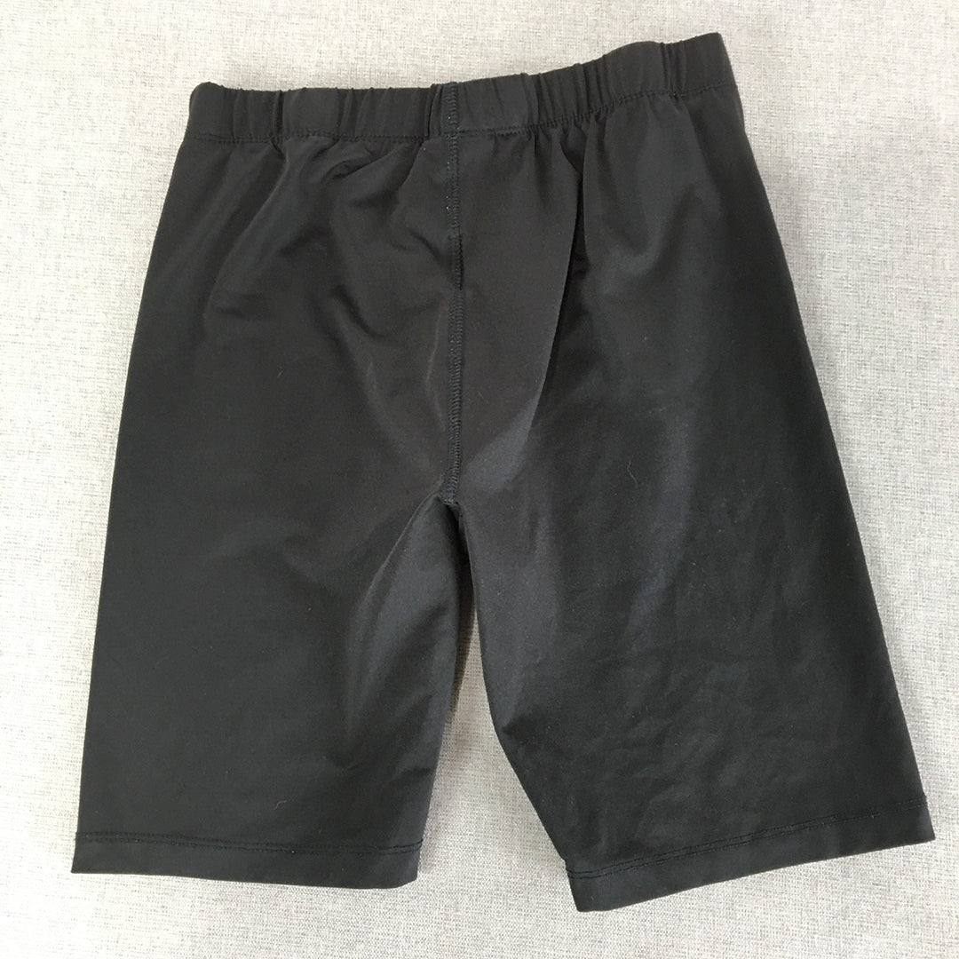 Stanno Mens Shorts Size L Black Football Soccer Elastic Waist