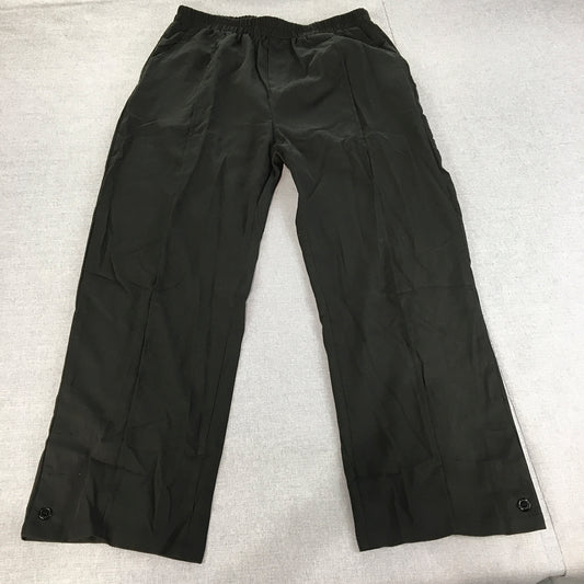 NEW Incerun Mens Jogger Pants Size L Black Elastic Waist Tracksuit