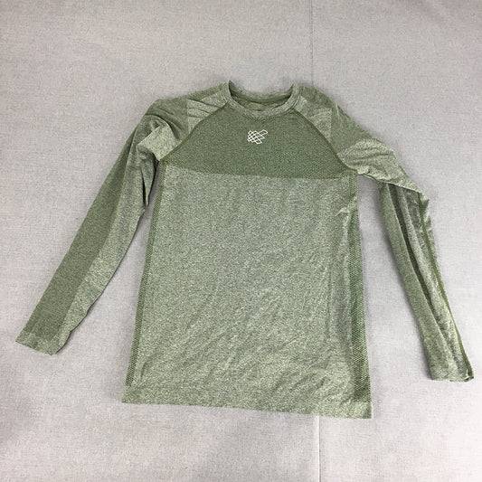 Jed North Womens Shirt Size M Green Long Sleeve Crew Neck Top