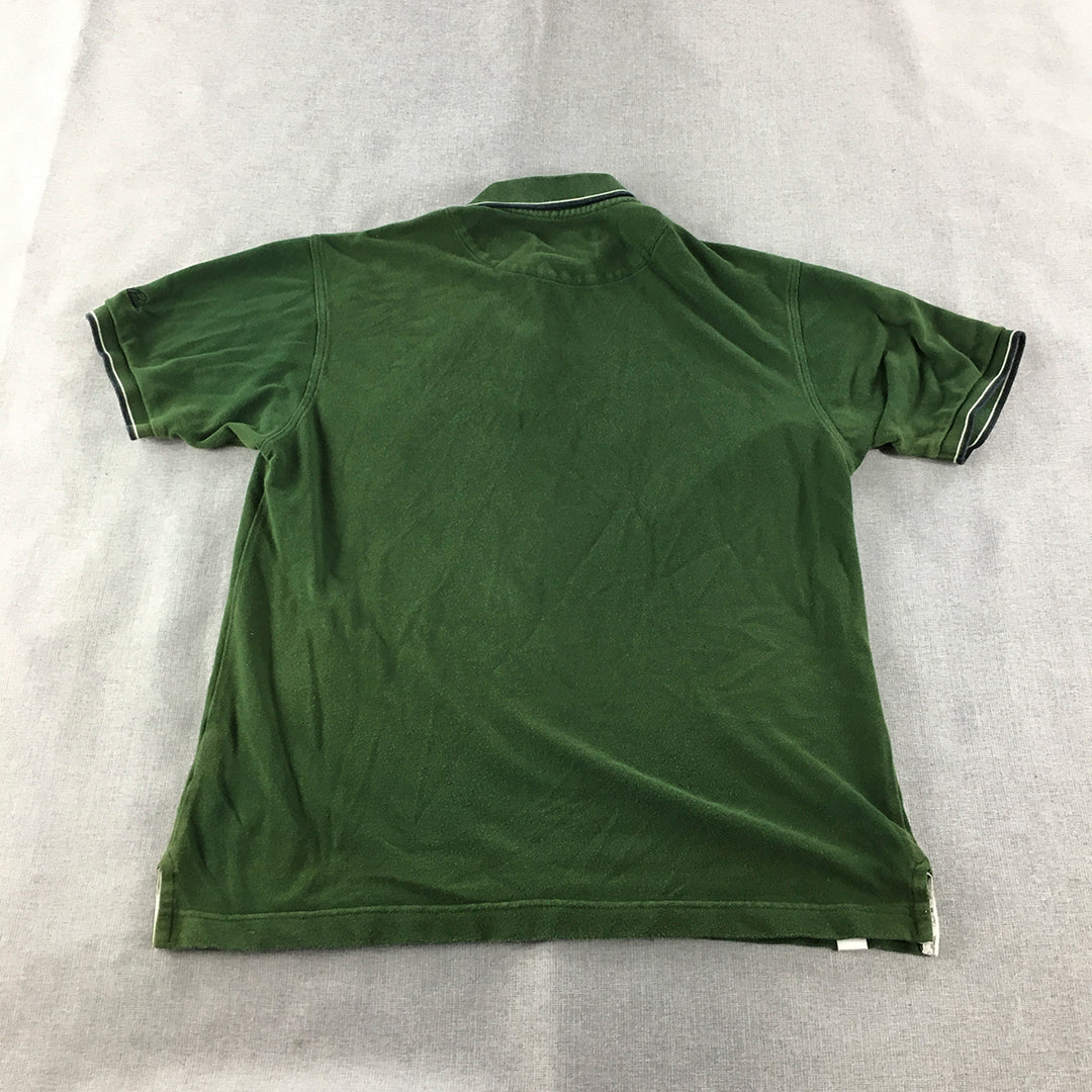 Arnold Palmer Mens Polo Shirt Size M Green Collared Pocket Golf Rugby