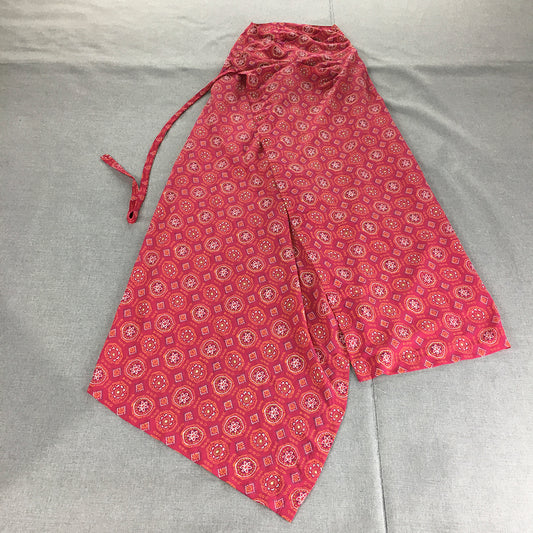 Fragile Australia Womens Wrap Skirt Size 2 Red Dot Maxi