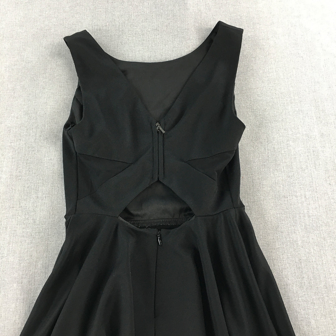 Guess Womens Mini Dress Size XS Black Fit & Flare Sleeveless