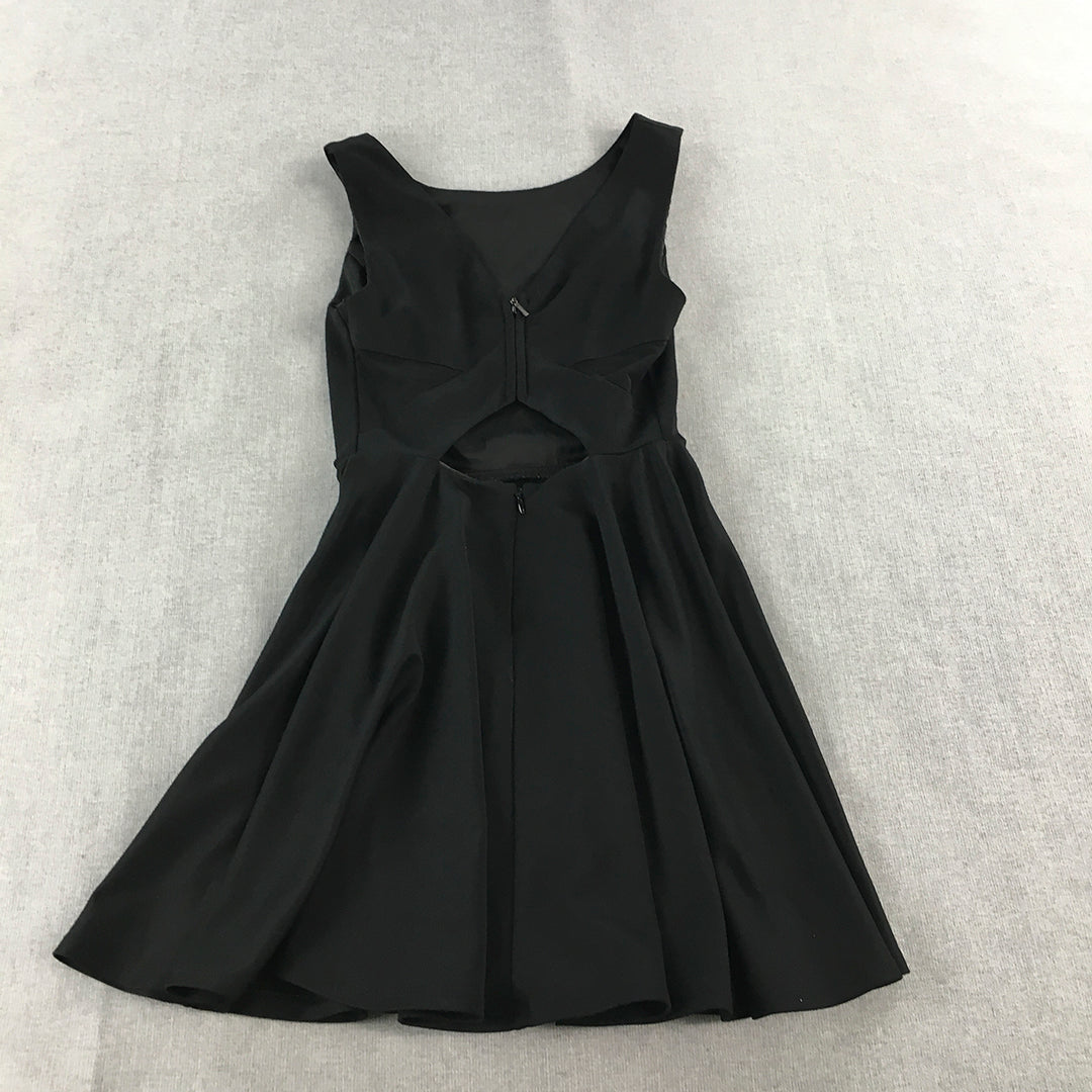 Guess Womens Mini Dress Size XS Black Fit & Flare Sleeveless