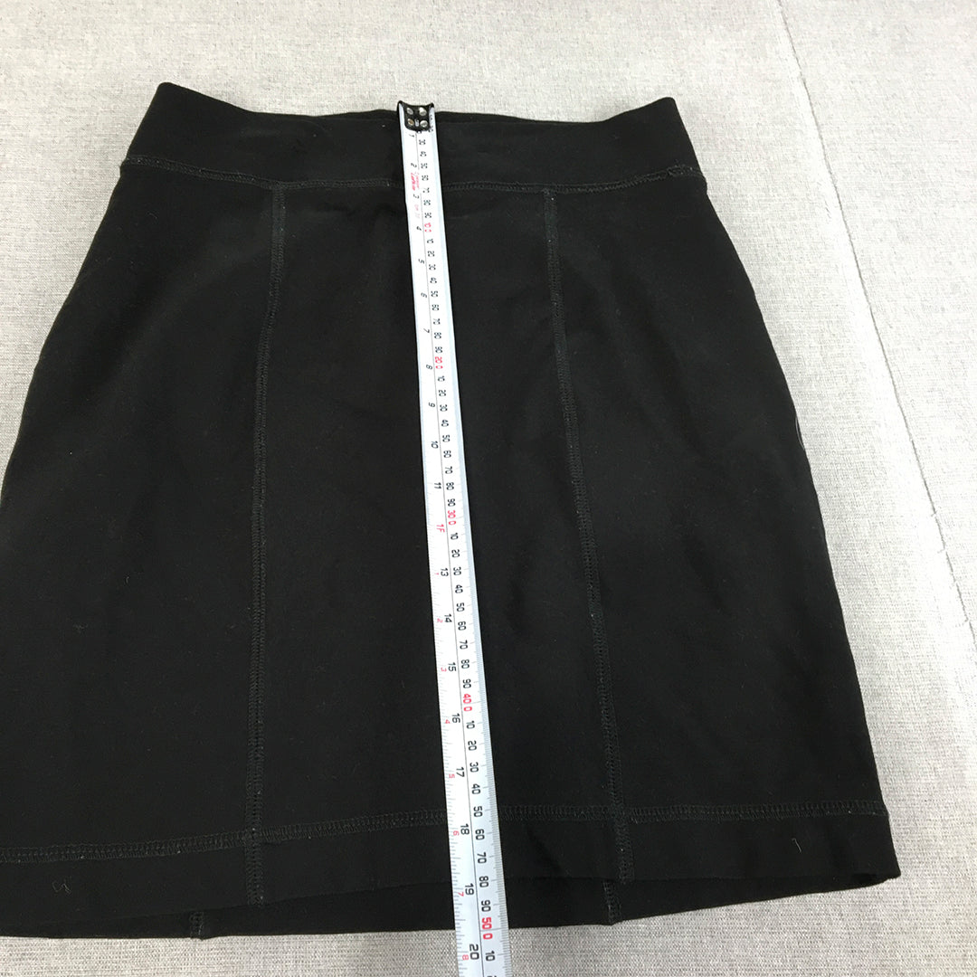 Pilgrim Womens Pencil Skirt Size 8 Black Stretch Mini