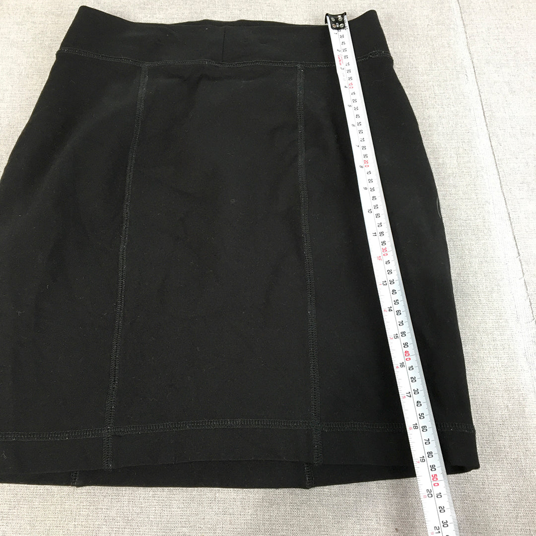 Pilgrim Womens Pencil Skirt Size 8 Black Stretch Mini