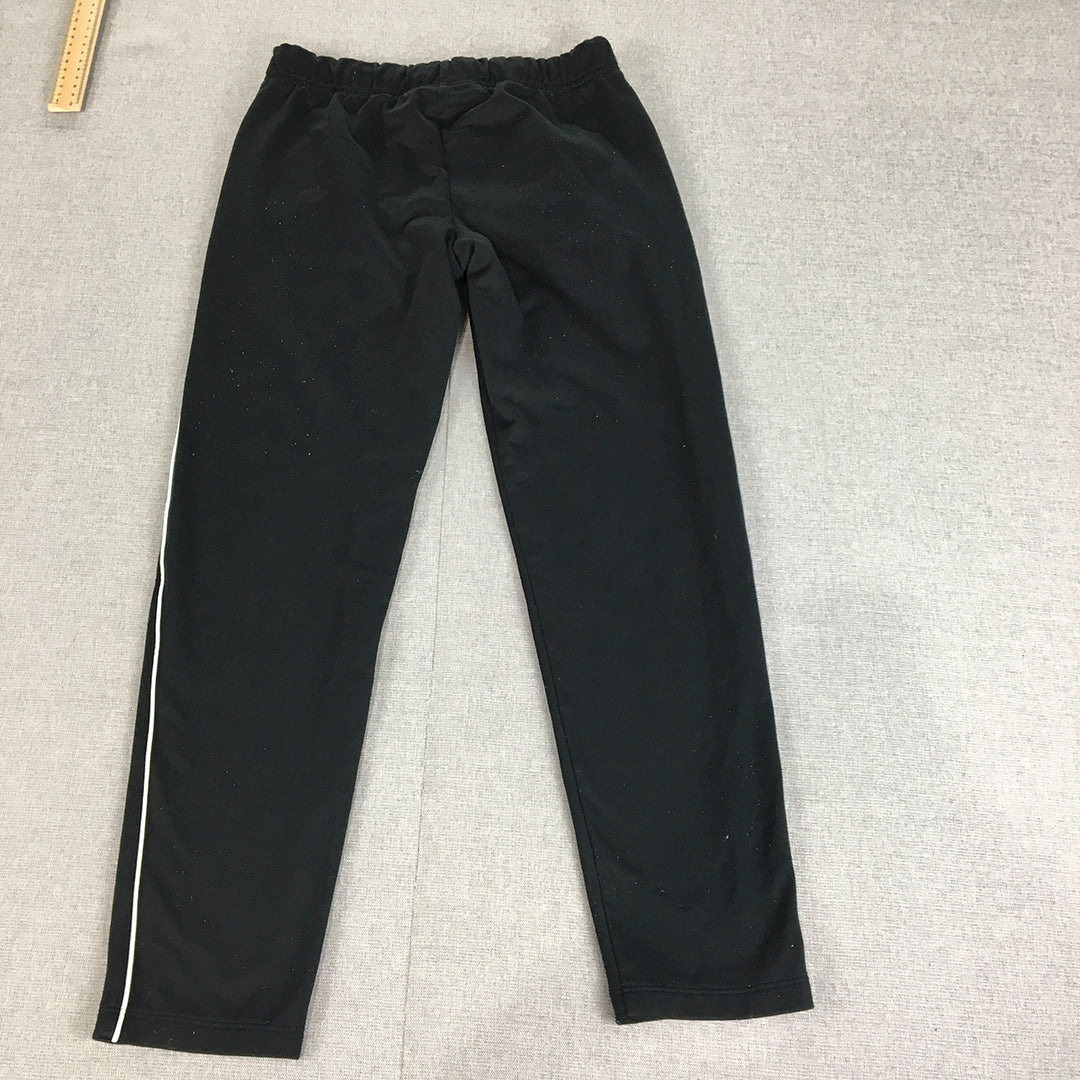 Under Armour Kids Boys Tracksuit Pants Youth Size M Black Logo Jogger