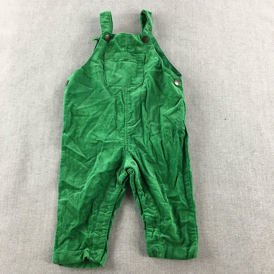 Seed Heritage Baby Jumpsuit Size 0 (6 - 12 Months) Corduroy One Piece Green