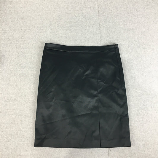 Barometer Womens Mini Skirt Size 6 Black Straight Side Zip