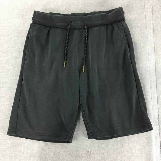 Giordano G-Motion Mens Shorts Size S Black Drawstring Pockets Running Gym