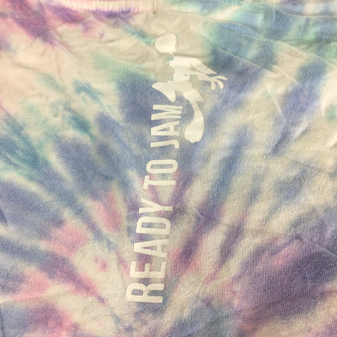 Tune Squad Womens T-Shirt Size XS Purple Tie-Dye WB Movie World Gold Coast AU