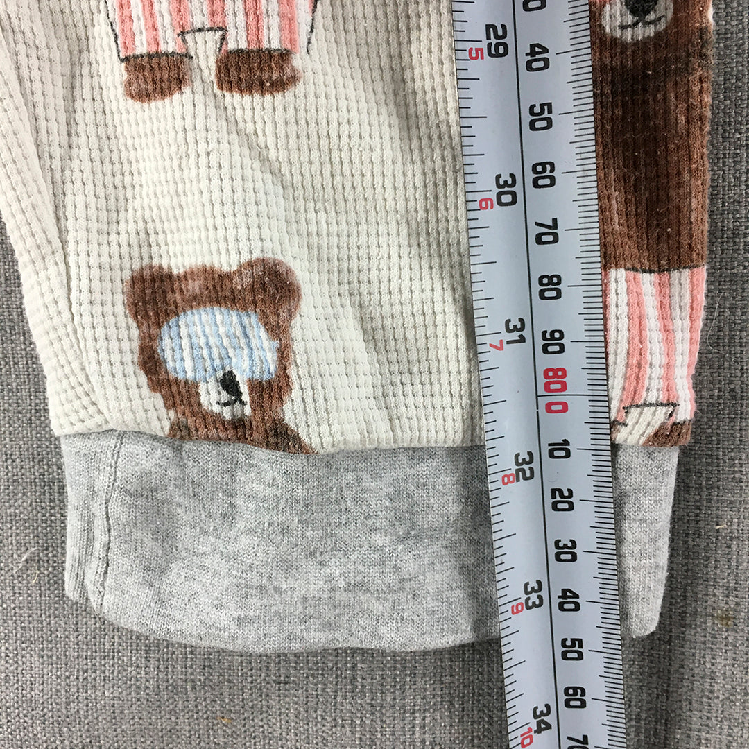 Peter Alexander Jnr Kids Sleepwear Pants Size 12 White Bear Pattern Pajama