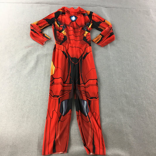 Iron Man Kids Boys Costume Size 6 - 8 Years Red Marvel Avengers Jumpsuit