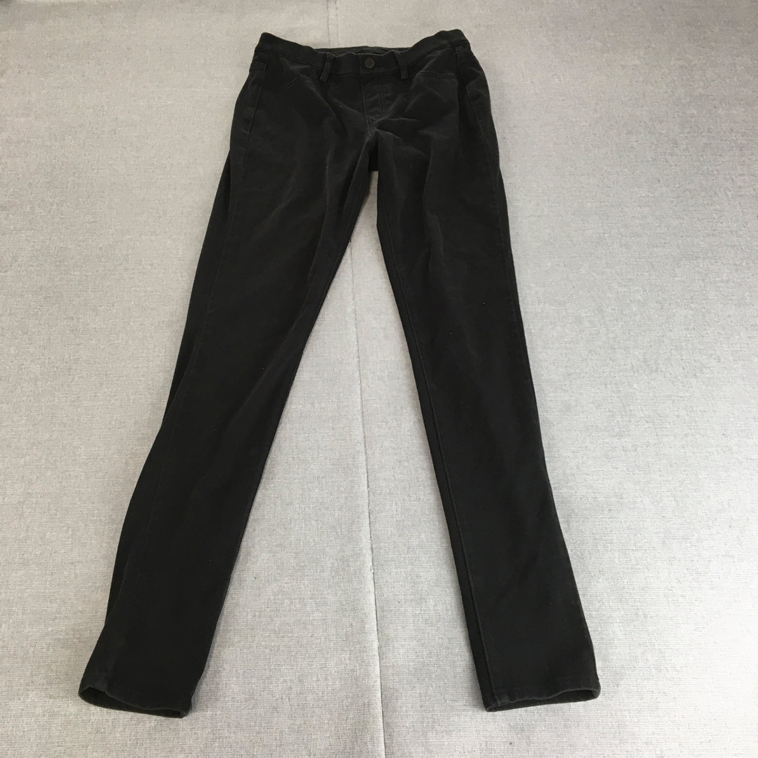 Uniqlo Womens Jeans Size S Black Skinny Stretch Denim