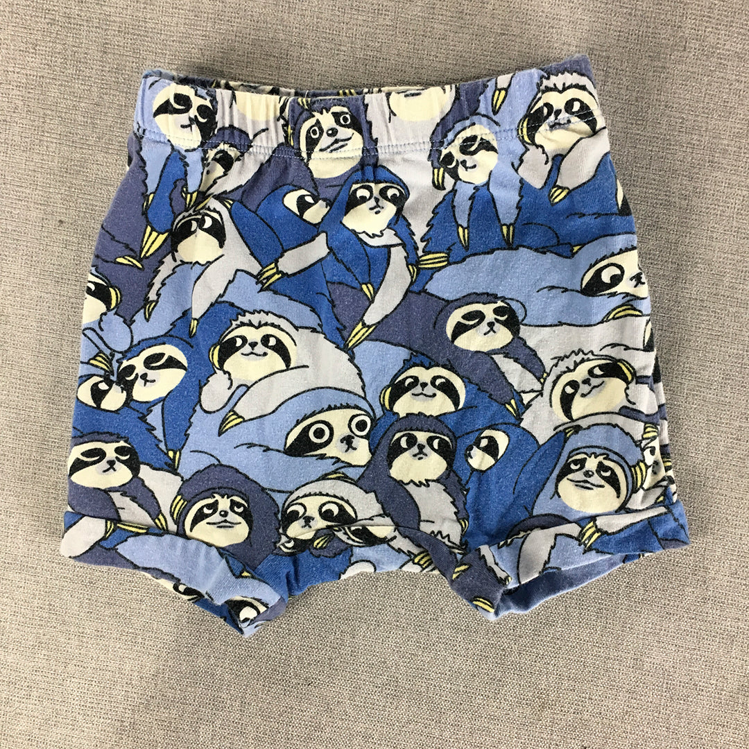 Peter Alexander Baby Pajama Shorts Size 0 (6 - 12 Months) Blue Sleepwear