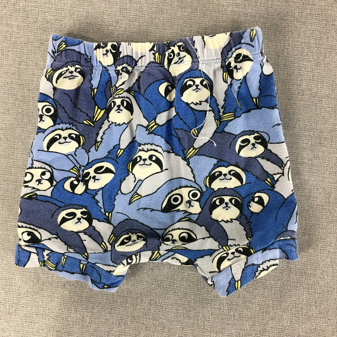 Peter Alexander Baby Pajama Shorts Size 0 (6 - 12 Months) Blue Sleepwear