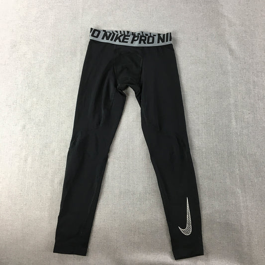 Nike Pro Combat Kids Boys Compression Tight Youth Size S (8 - 10 Years) Black