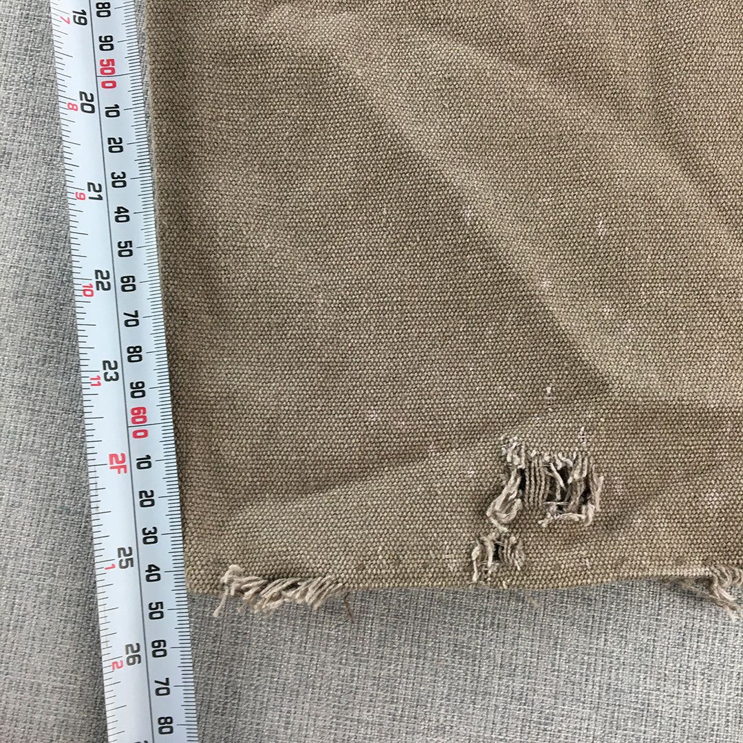 Hemp Mens Pants Size 30 Brown Straight Pockets