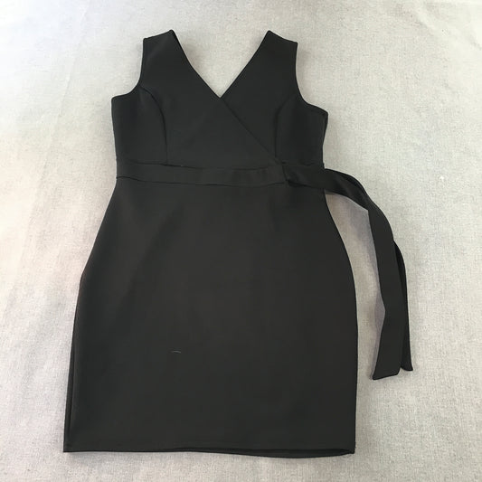 Boohoo Womens Pencil Dress Size 12 Black Mini Sleeveless