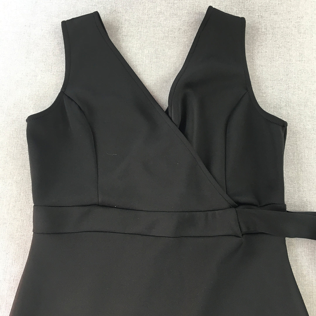 Boohoo Womens Pencil Dress Size 12 Black Mini Sleeveless