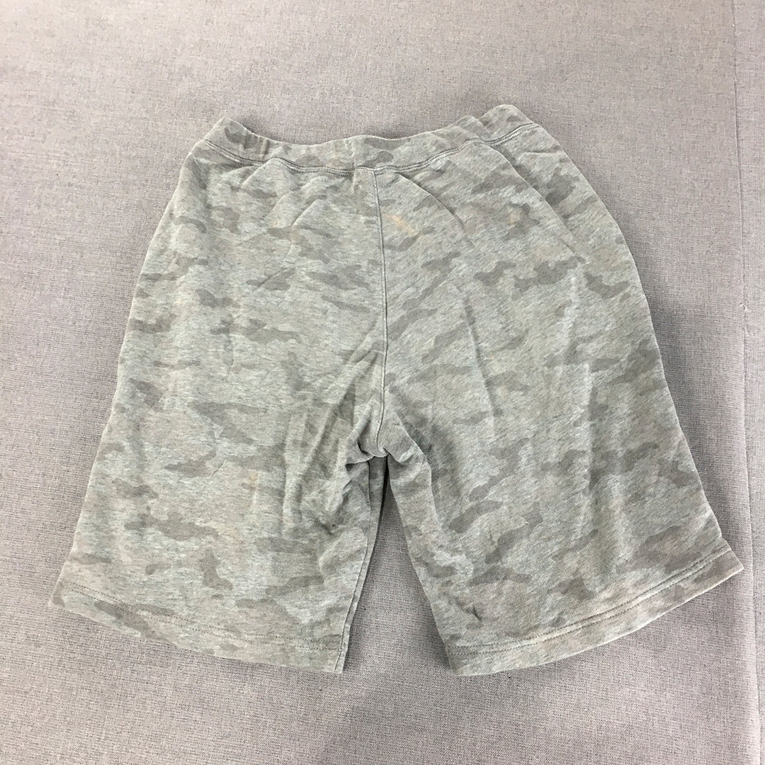 Uniqlo Kids Boys Shorts Size 13 Grey Camo Pockets