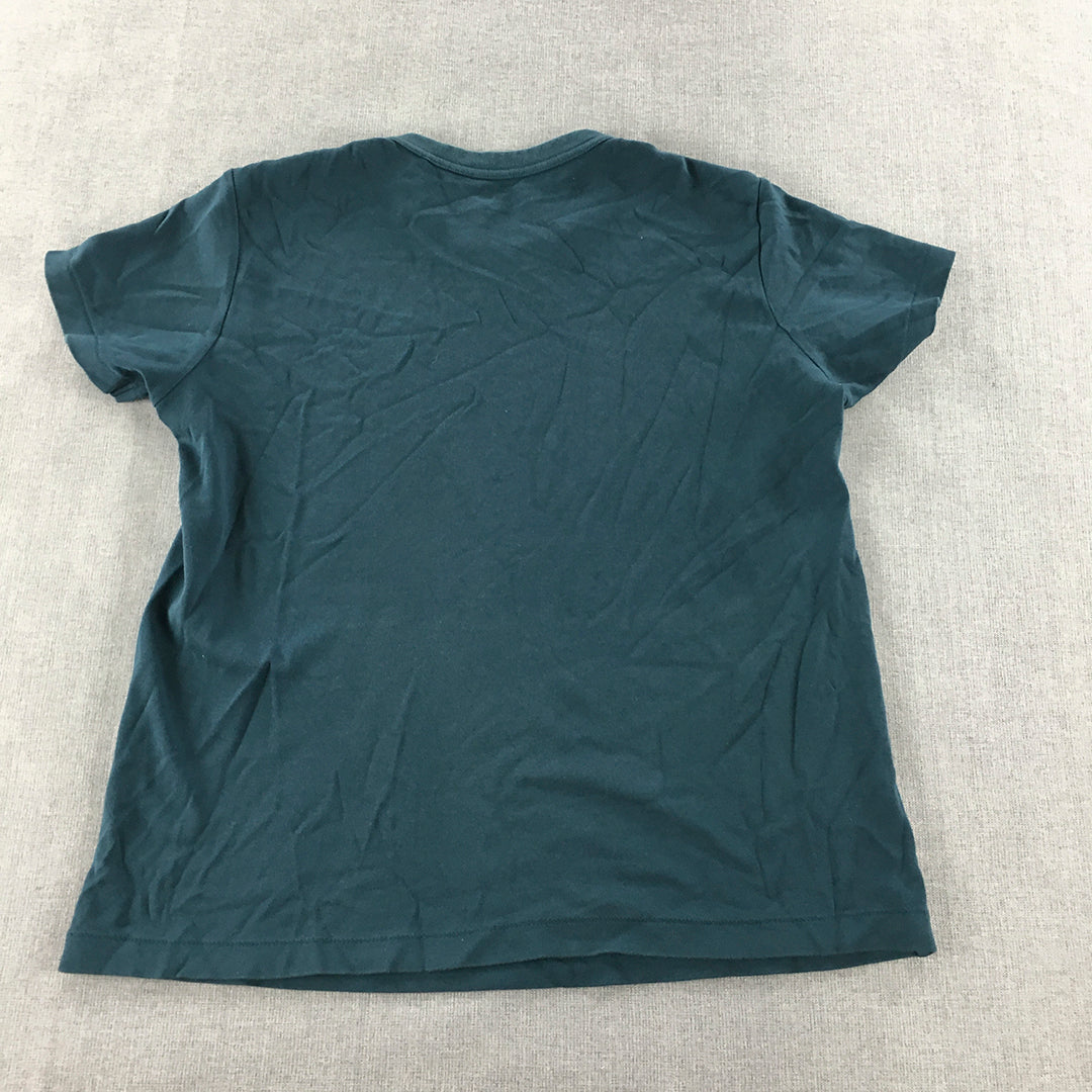 Uniqlo U Womens T-Shirt Size M Blue Crew Neck Short Sleeve Top