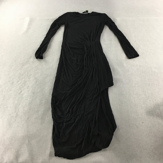 Blessed Are The Meek Womens Dress Size 1 (XS) Black Knee Length Stretch Fabric