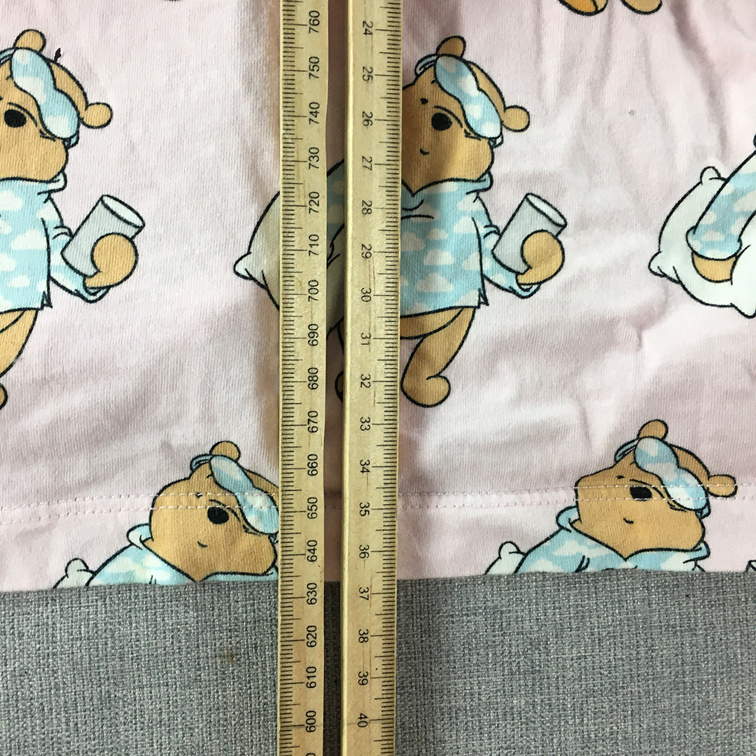 Peter Alexander Jnr Kids Girls Sleep Shirt Size 3 Winnie The Pooh Pajama Pink