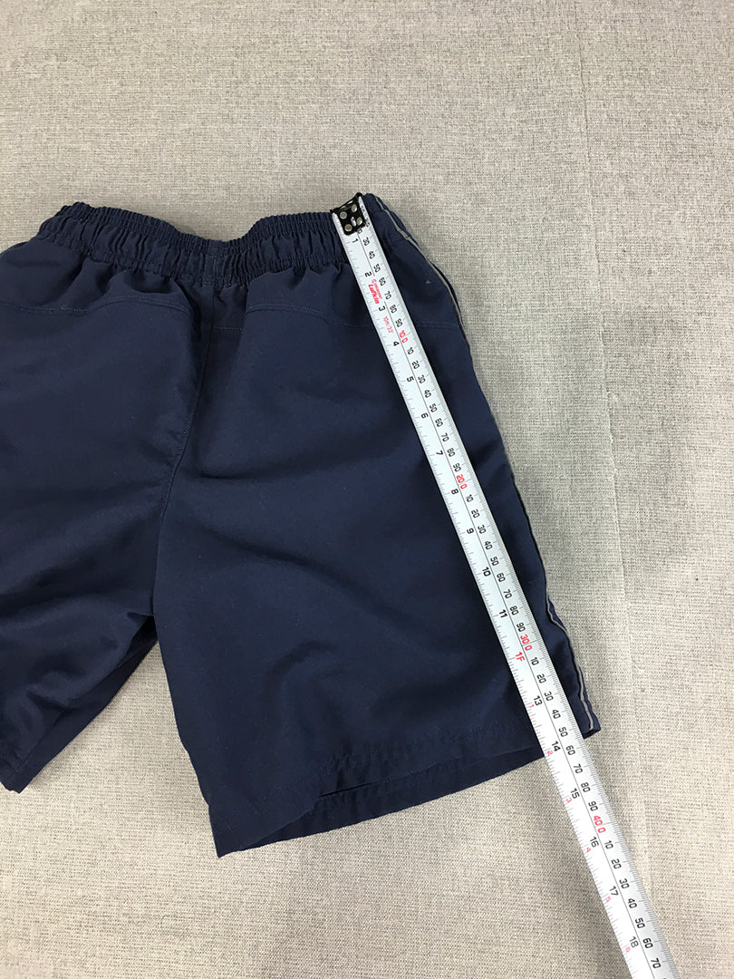 Under Armour Kids Boys Shorts Youth Size S Blue Logo Drawstring