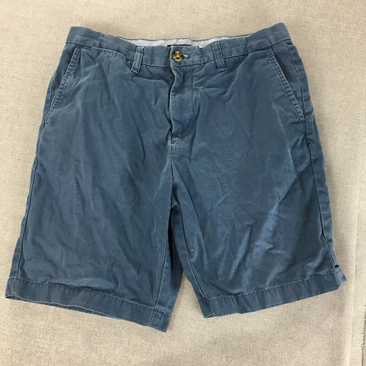 Tommy Hilfiger Mens Chino Shorts Size 32 Blue Pockets Casual