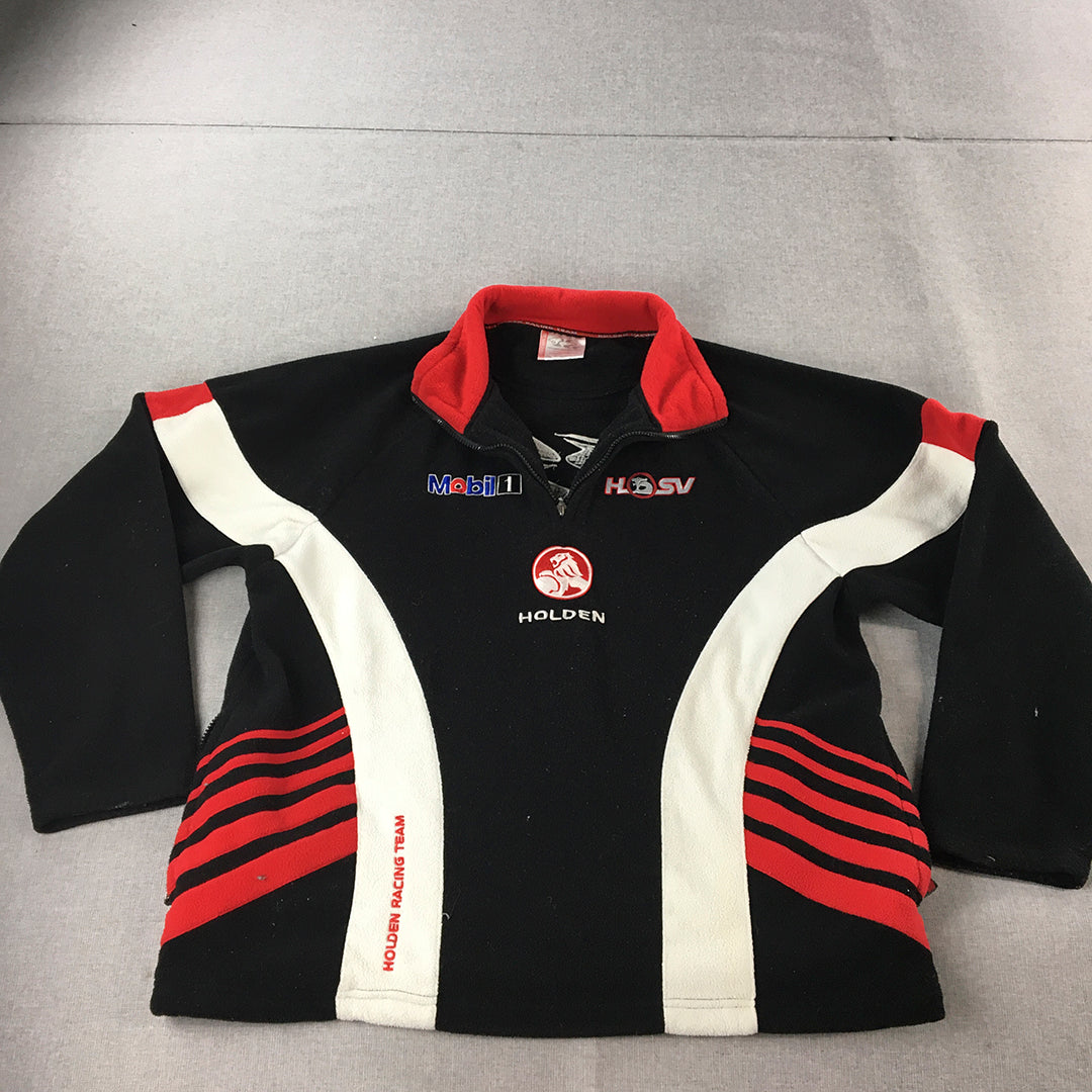 Vintage Holden Racing Team Mens Fleece Sweater Size XL Black Fleece V8 Supercars