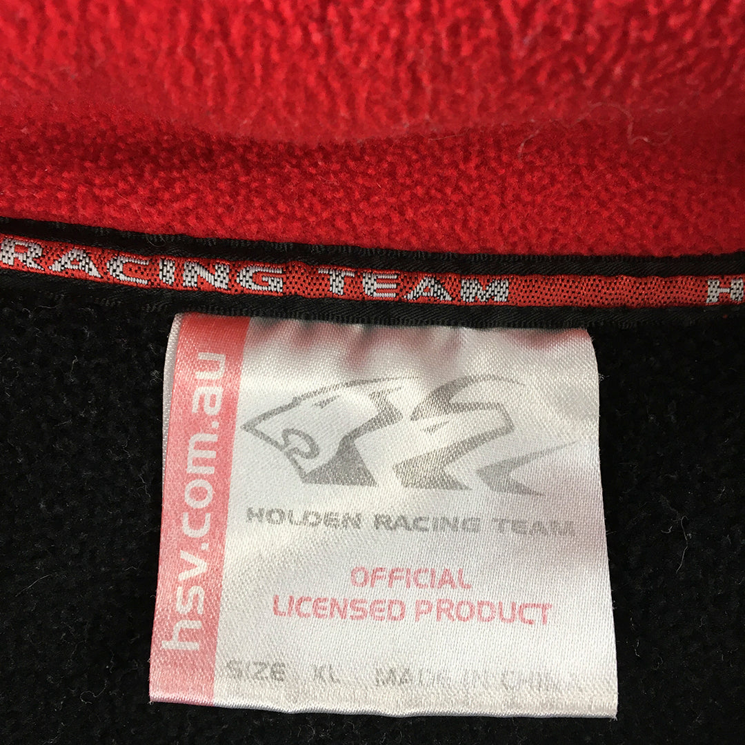 Vintage Holden Racing Team Mens Fleece Sweater Size XL Black Fleece V8 Supercars