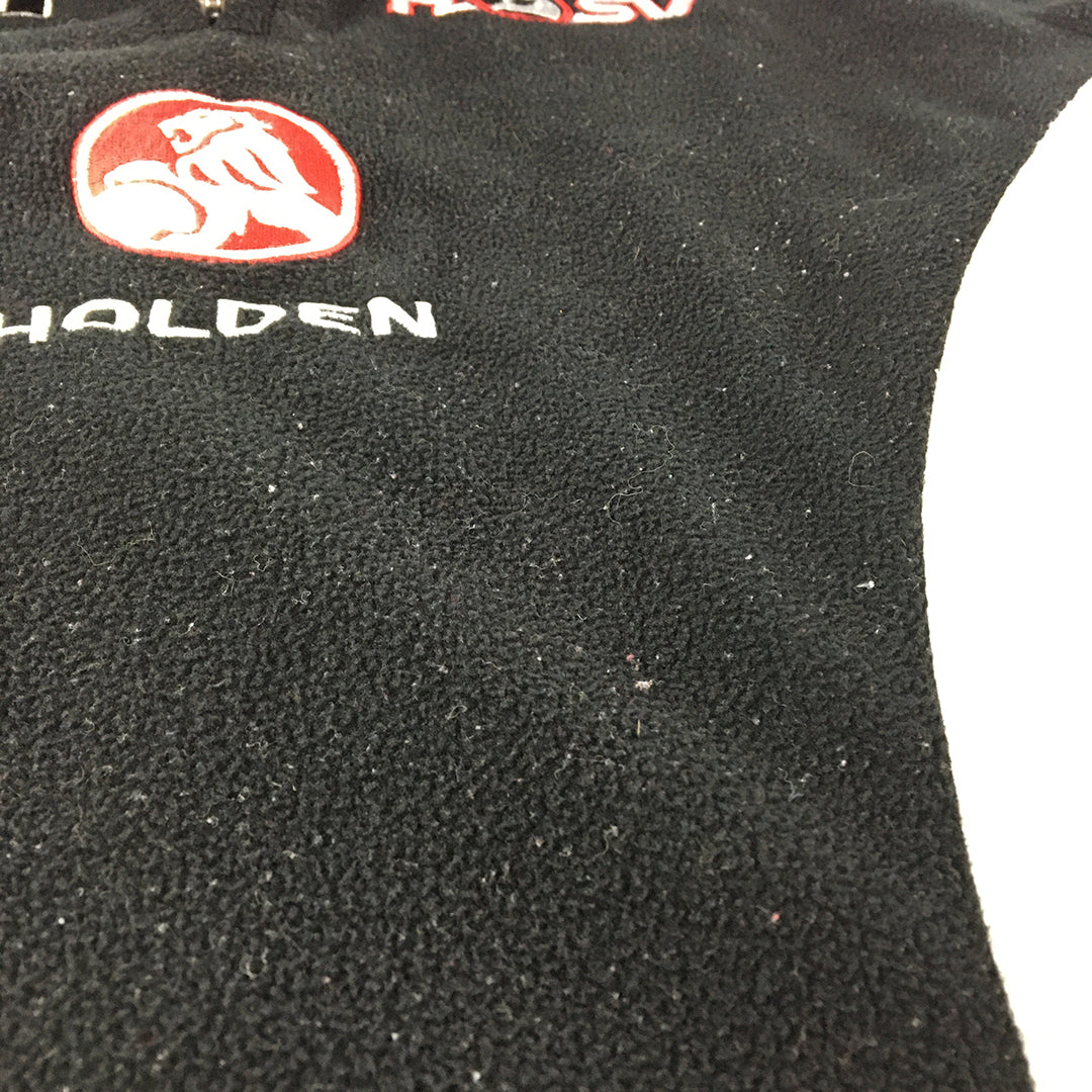 Vintage Holden Racing Team Mens Fleece Sweater Size XL Black Fleece V8 Supercars