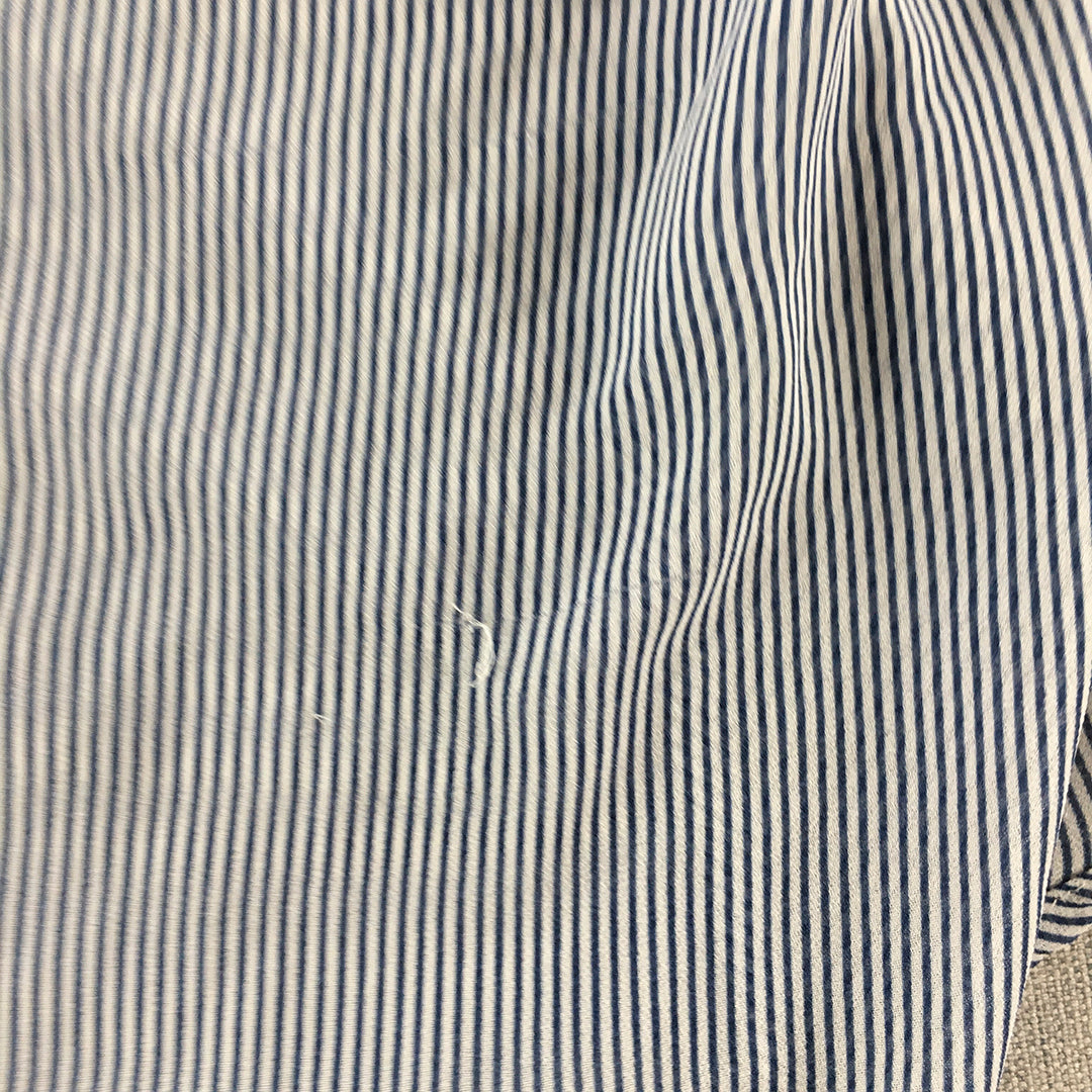 H&M Womens Shirt Size 6 Blue Striped Sleeveless Top