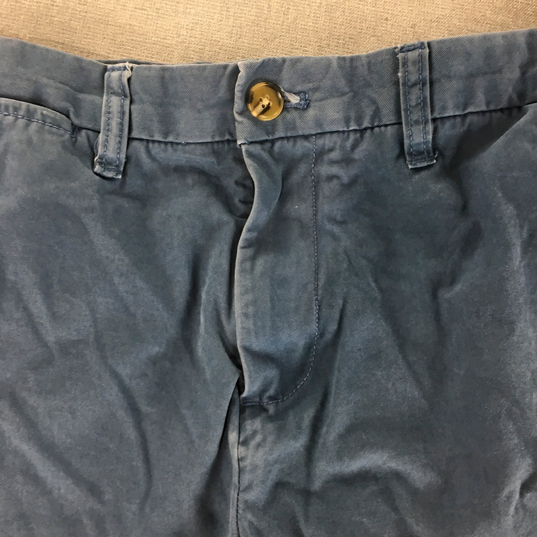 Tommy Hilfiger Mens Chino Shorts Size 32 Blue Pockets Casual