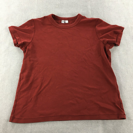 Uniqlo U Womens T-Shirt Size XL Red Short Sleeve Crew Neck Tee