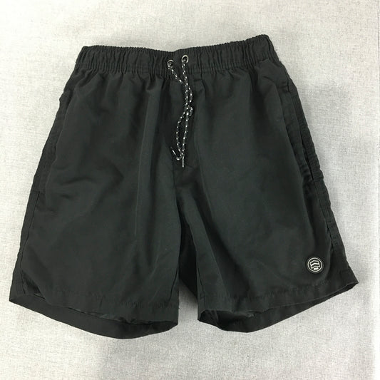 St Goliath Mens Shorts Size M Black Drawstring Pockets Running Gym Athletic