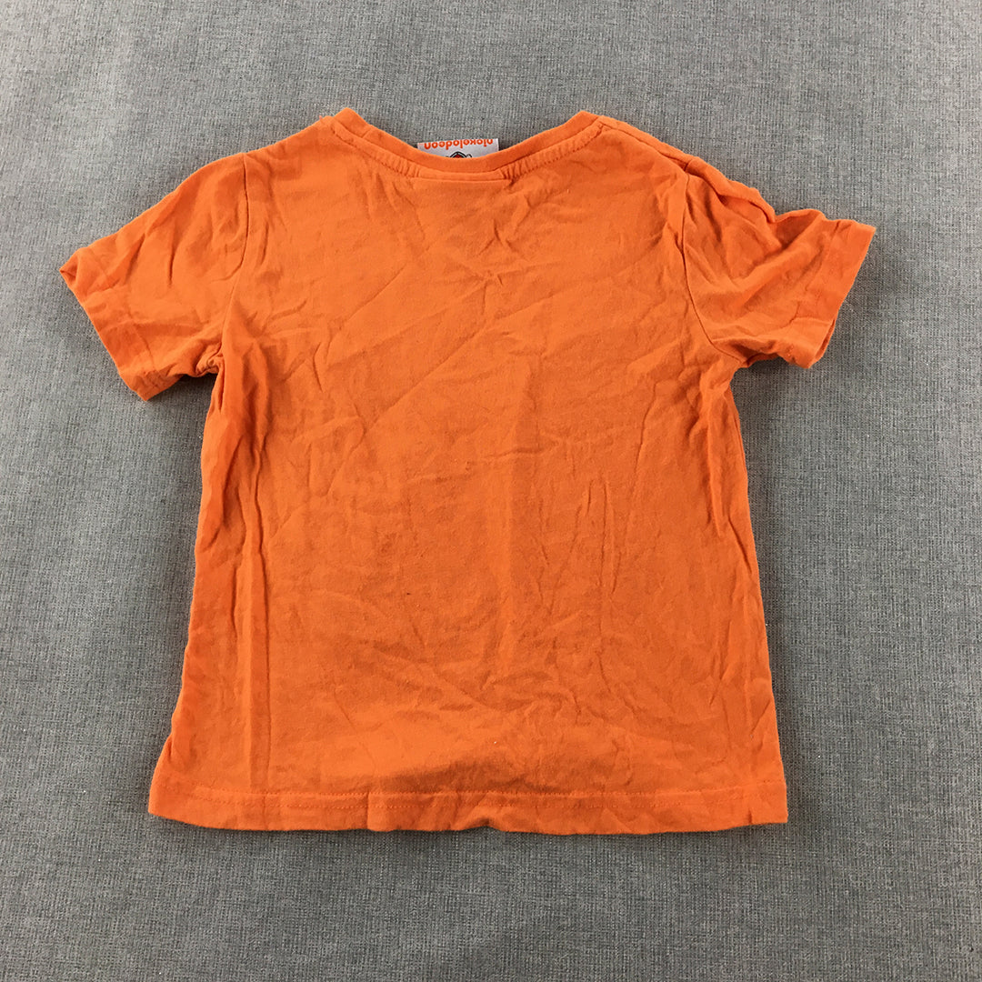 Paw Patrol Kids T-Shirt Size 2 Years Toddler Orange Jet To The Rescue