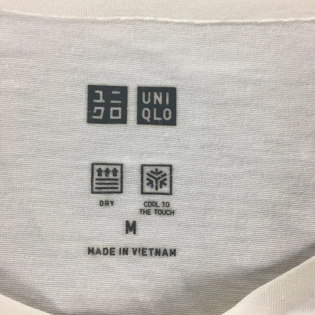 Uniqlo Womens T-Shirt Size M White Short Sleeve Top