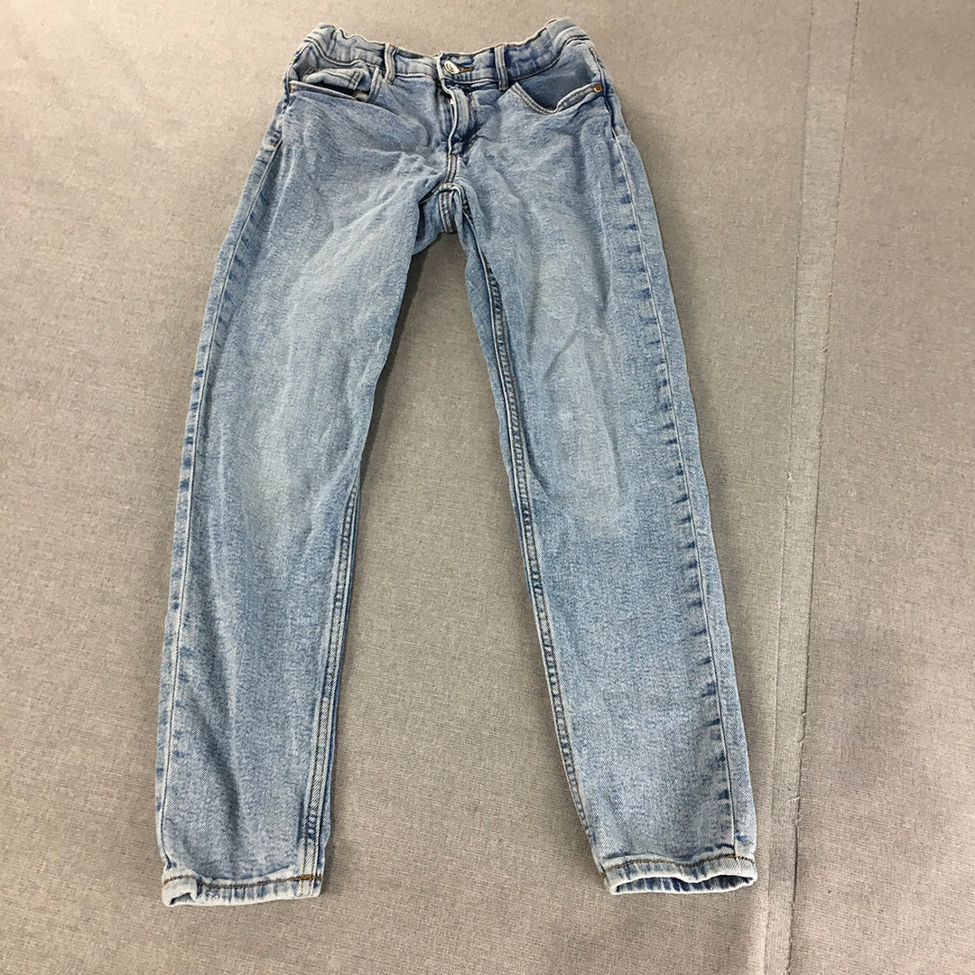 Zara Kids Girls Jeans Size 11 - 12 Years Blue Light Wash Skinny