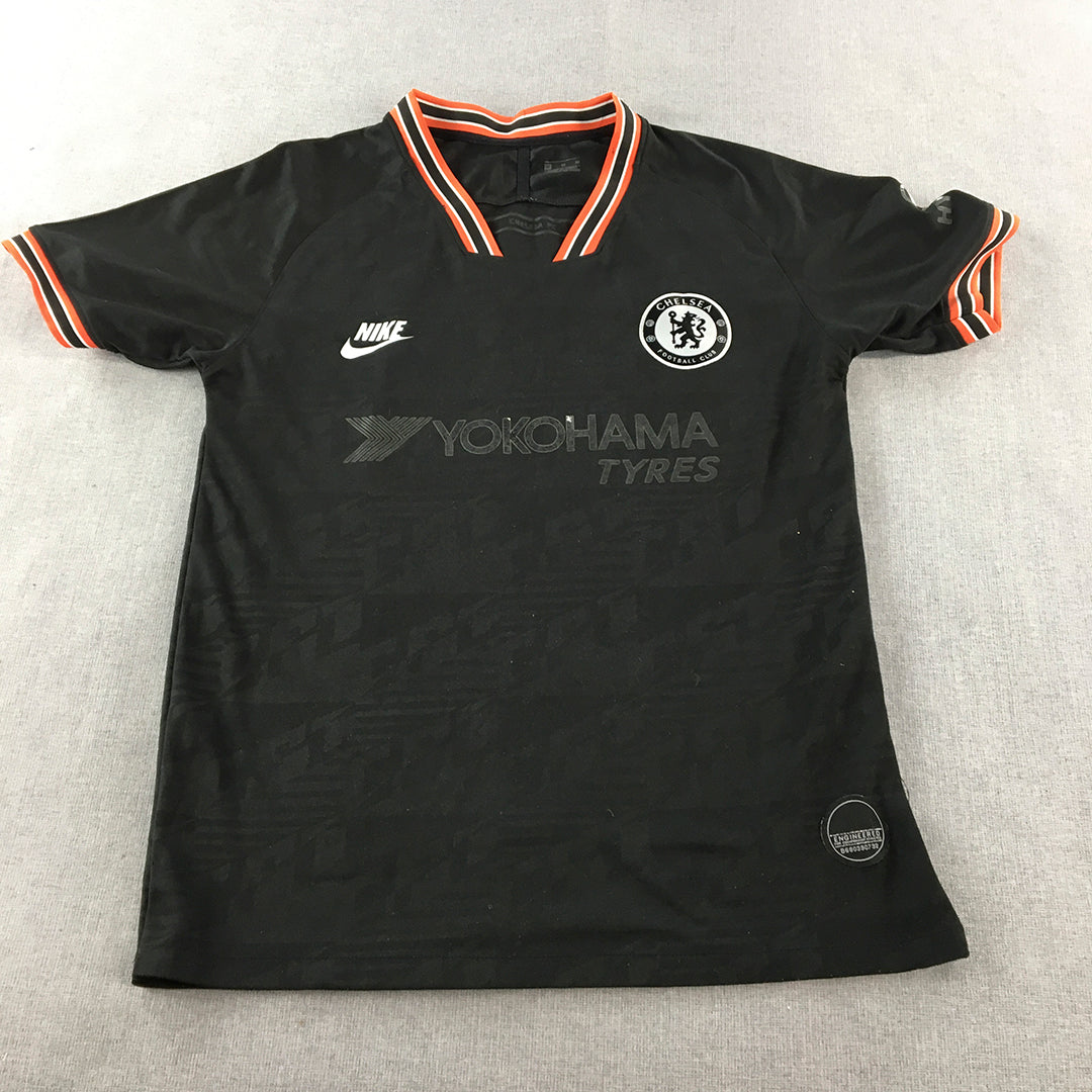 Chelsea FC Kids Boys Jersey Youth Size M (10 - 12 Years) Black Football Shirt