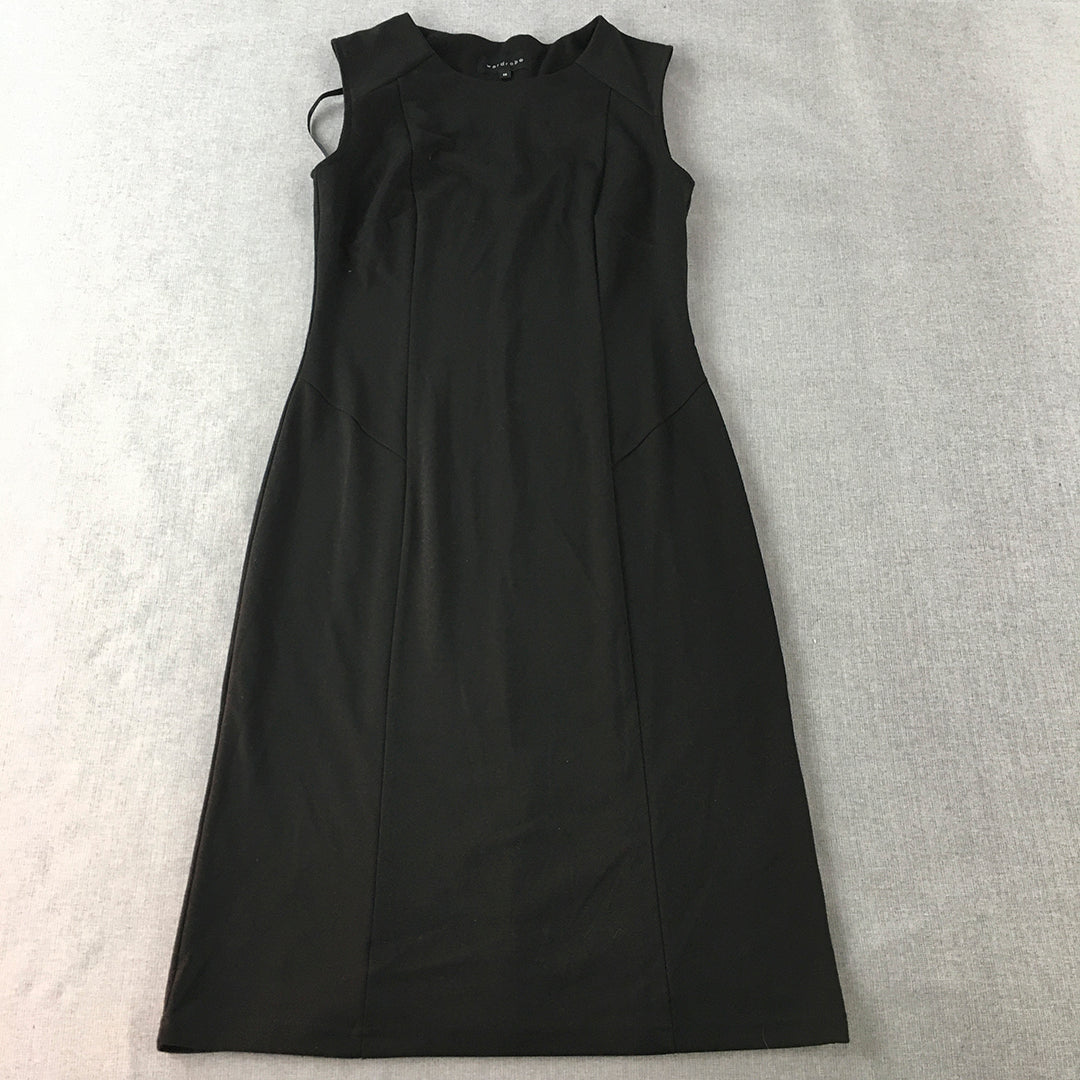 Wardrobe Womens Pencil Dress Size XS Black Sleeveless Knee Length