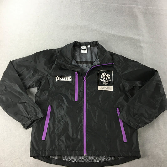 Commonwealth Games Gold Coast 2018 Jacket Adult Size M Black Zip-Up