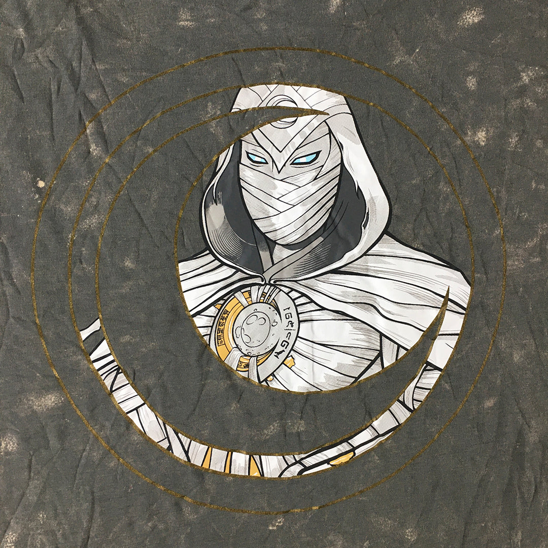 Marvel Moon Knight Mens T-Shirt Size 2XL Grey Short Sleeve Tee