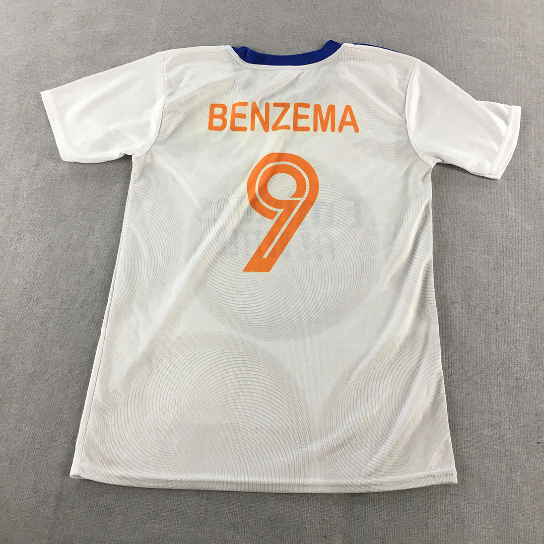 Karim Benzema Real Madrid Kids Boys Jersey Youth Size S (8 - 10 Years) Shirt Kit