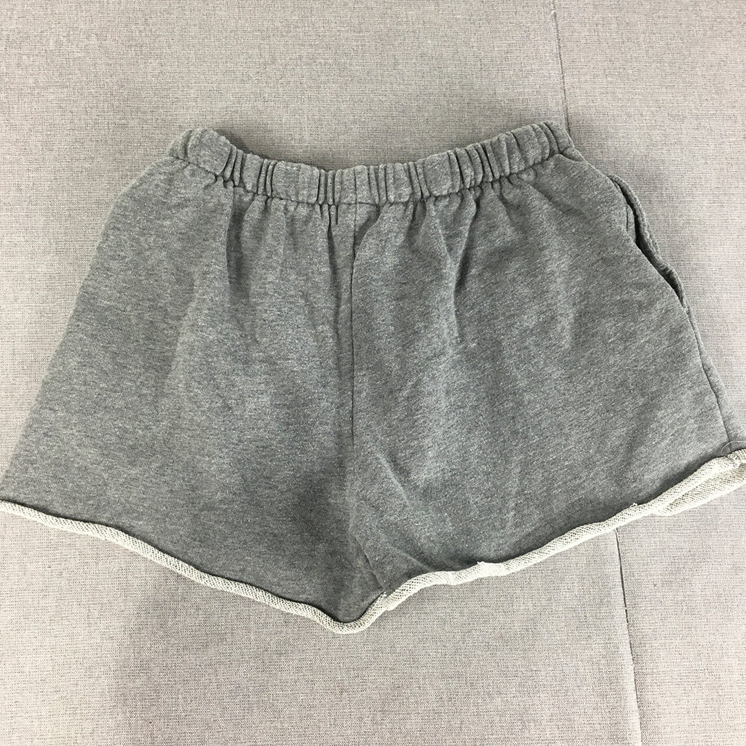 Exie Womens Shorts Size S Grey Drawstring Elastic Waist Pockets Activewear