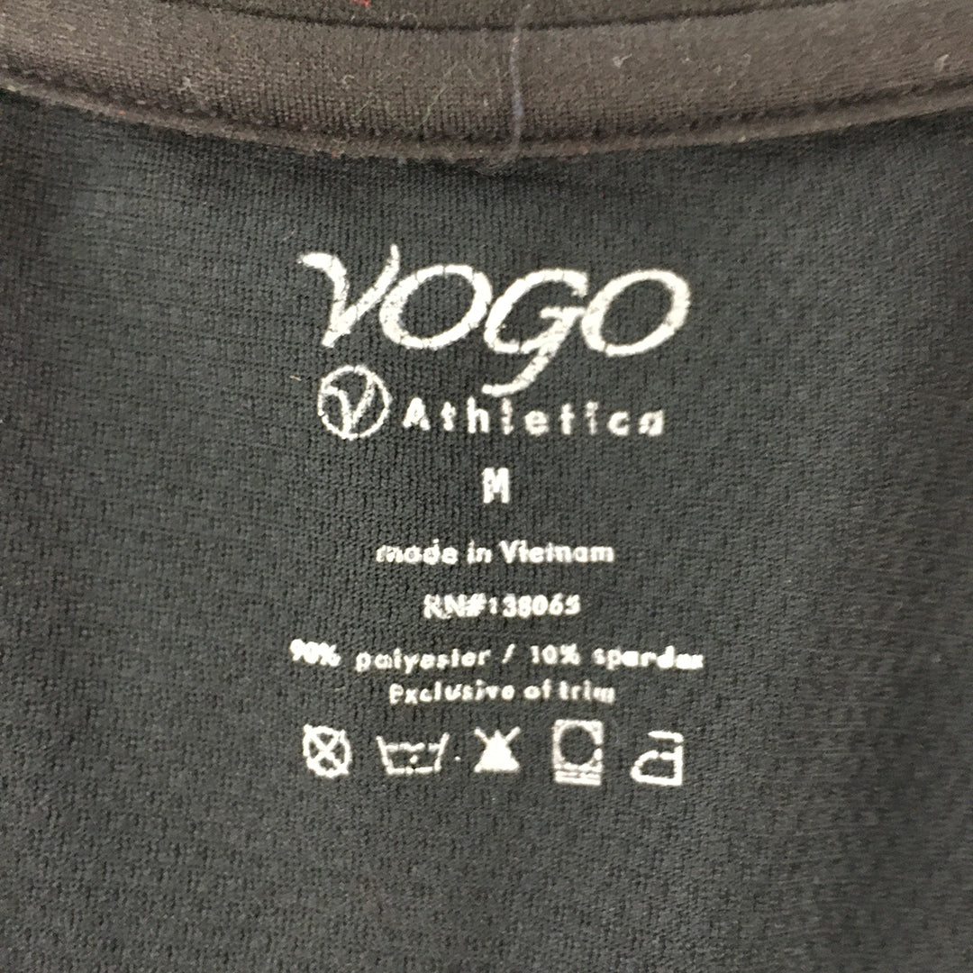 Vogo Athletica Womens T-Shirt Size M Black Short Sleeve Top