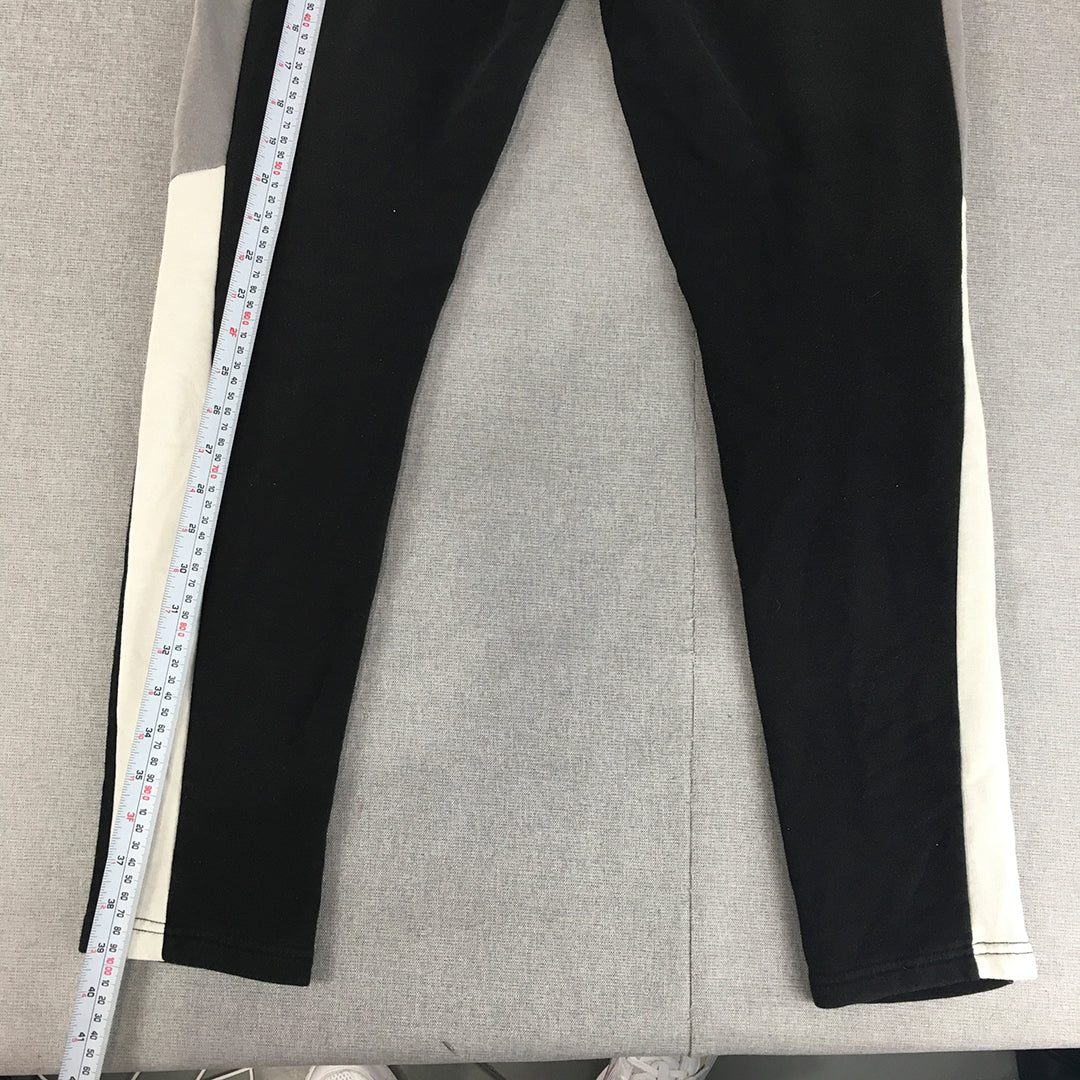 Boohoo Man Jogger Pants Size S Black Logo Tracksuit