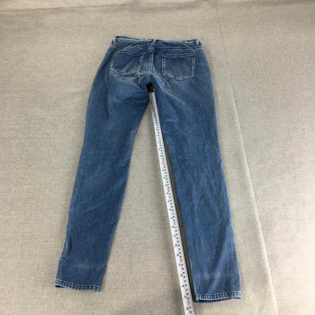 Uniqlo Womens Skinny Jeans Size S Blue Stretch Denim Light Wash